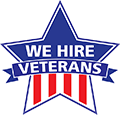 We hire veterans