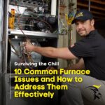 lion home service employee looking at furnace blog banner