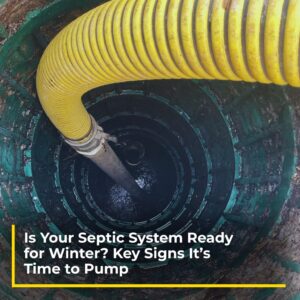 Is your septic system ready for the cold winter months?